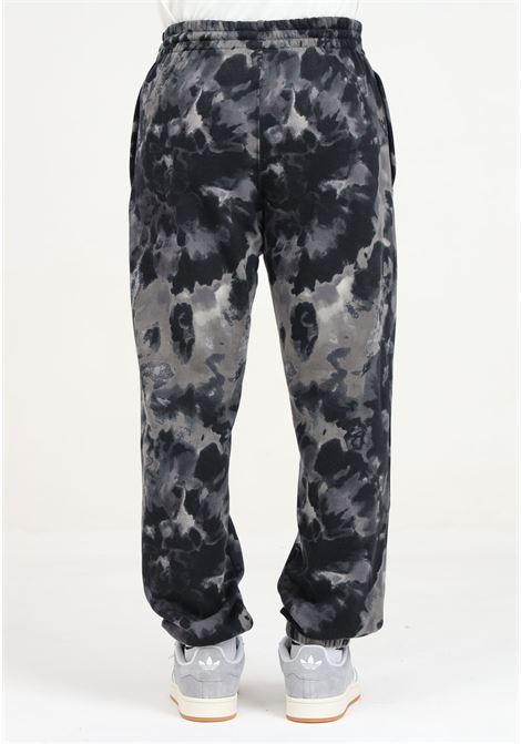 Pantalone sportivo Tie-Dye grigio e nero da uomo ADIDAS ORIGINALS | IZ2505.